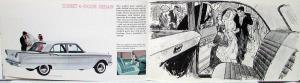 1960 Mercury Comet & Wagon Color Sales Brochure Printed HD White Paper Inside