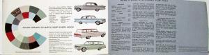 1960 Mercury Comet & Wagon Color Sales Brochure Printed HD White Paper Inside
