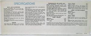 1961 Mercury Comet & Wagon Small Color Sales Folder Original