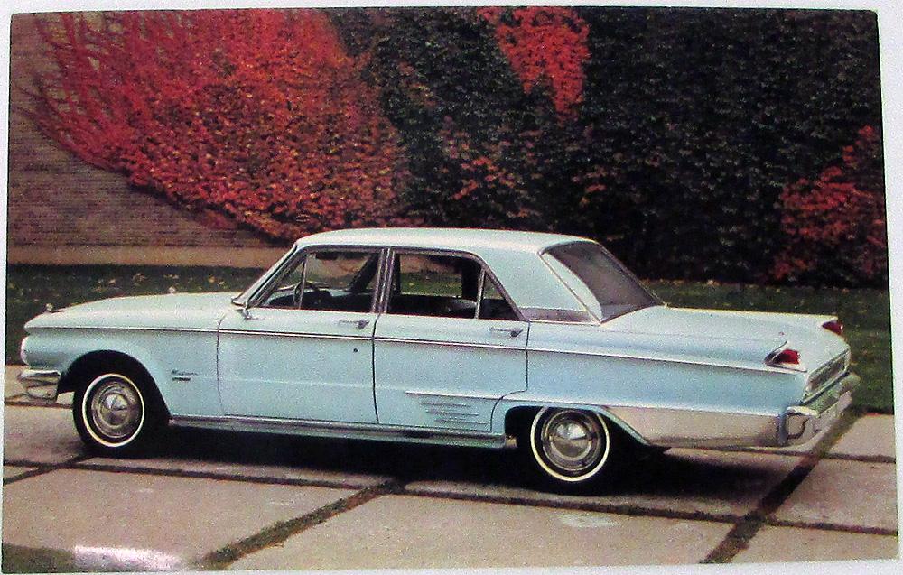 1962 Mercury Meteor Color Sales Postcard Original