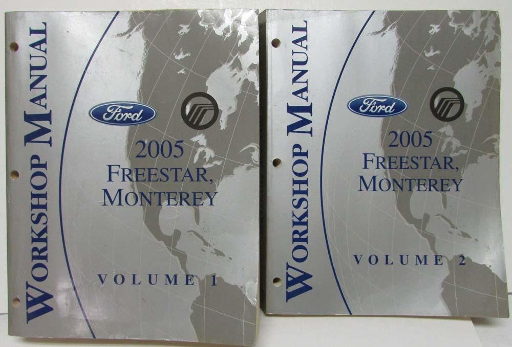 Other Car Manuals 2005 Ford Freestar Mercury Monterey Service Shop ...