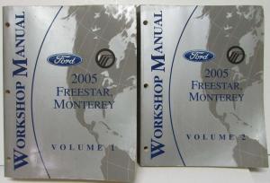 2005 Ford Freestar & Mercury Monterey Service Shop Repair Manual Set Vol 1&2