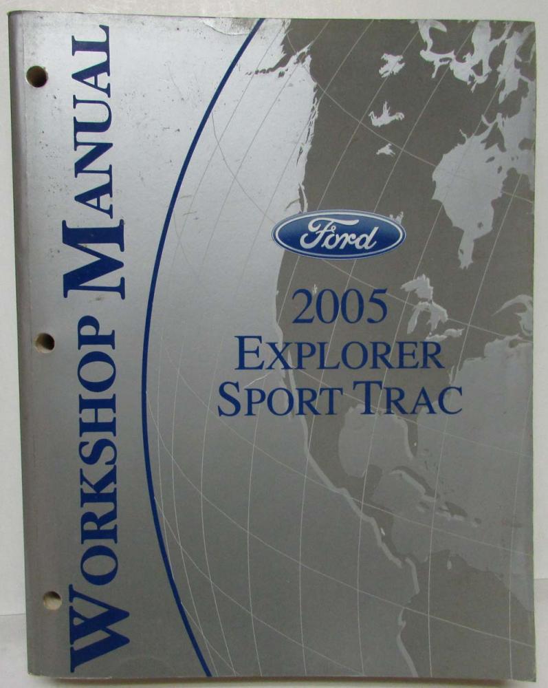 2005 Ford Explorer Sport Trac Service Shop Repair Manual