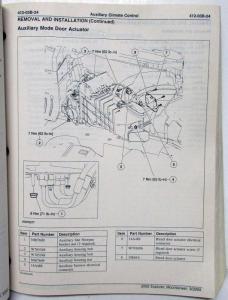 2005 Ford Explorer & Mercury Mountaineer Service Manual Set Vol 1&2