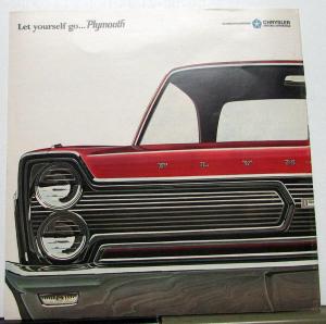 1966 Plymouth Fury I II III Sport Original Color Dealer Sales Brochure