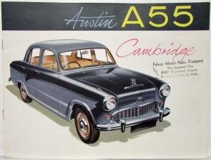 1957 Austin A55 Cambridge Sales Brochure