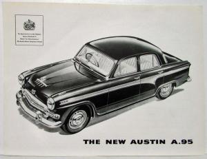 1957-1959 The New Austin A95 Spec Sheet - Australian Market