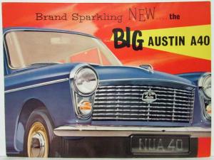 1959 Brand Sparkling New the Big Austin A40 Sales Folder - Australian Market