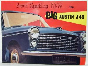 1959 Brand Sparkling New the Big Austin A40 Sales Folder