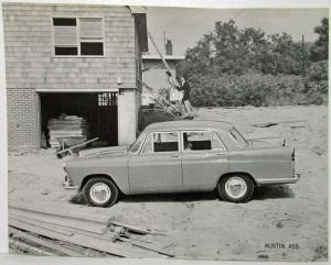 1960 Austin A55 Cambridge Mk II New Pinin Farina Styled Black & White Spec Sheet