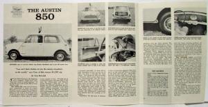 1962 Austin & Morris 850 Mechanix Illustrated Reprint Sales Folder