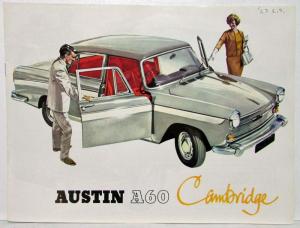 1967 Austin A60 Cambridge Sales Brochure