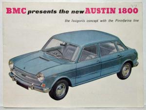1967 Austin BMC presents the new 1800 Sales Brochure