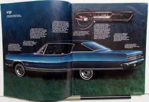 1968 Plymouth Fury I II III Sport VIP Suburban Wagons Sales Brochure Original