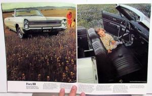 1968 Plymouth Fury I II III Sport VIP Suburban Wagons Sales Brochure Original