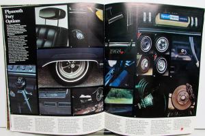 1968 Plymouth Fury I II III Sport VIP Suburban Wagons Sales Brochure Original