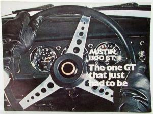 1969 Austin 1300 GT The One GT That Just Had To Be Sales Brochure