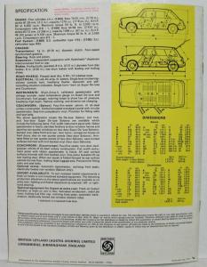 1970-1971 Austin 1100 1300 Countryman A Range Worth Looking Into Sales Brochure