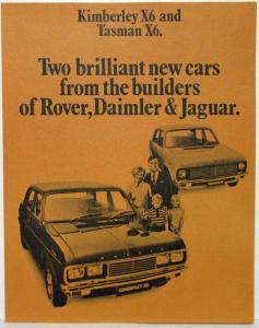1971 Austin Kimberley and Tasman X6 Two Brilliant New Cars Sales Brochure