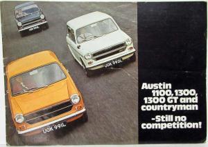 1973 Austin 1100 1300 1300GT & Countryman Still No Competition Sales Brochure