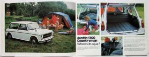 1973 Austin 1100 1300 1300GT & Countryman Still No Competition Sales Brochure