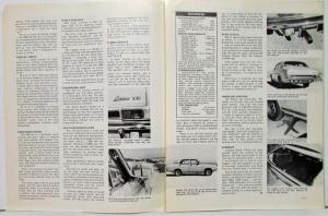 1973 Austin Marina 1800 Car Road Test Reprint Sales Folder South African Market