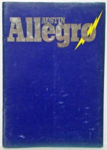 1974 Austin Allegro Sales Folder - UK Market