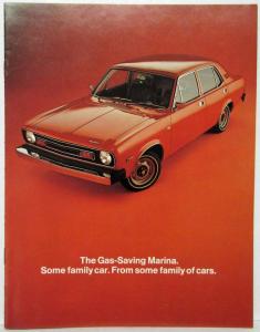 1974 Austin The Gas Saving Marina Sales Folder