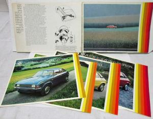 1974-1975 Austin Allegro Sales Brochure with 4 Loose Sales Folders - French Text