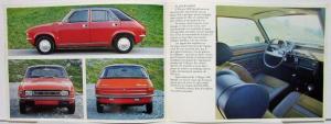 1974-1975 Austin Allegro Sales Brochure with 4 Loose Sales Folders - French Text