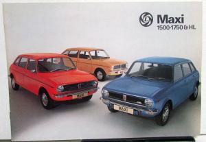 1976 Austin Maxi 1500-1750 & HL Sales Brochure