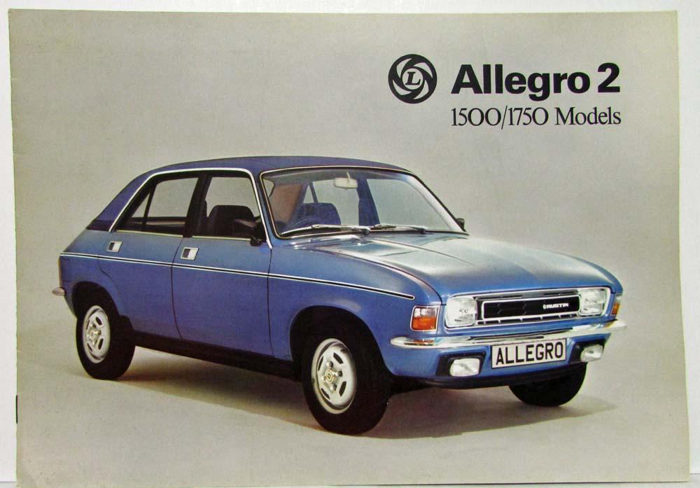 1976 Austin Allegro 2 1500 1750 Sales Brochure