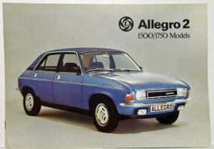 1976 Austin Allegro 2 1500 1750 Sales Brochure