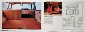 1976 Austin Allegro 2 1300 and 1500 Estate Sales Brochure - Right Hand Drive