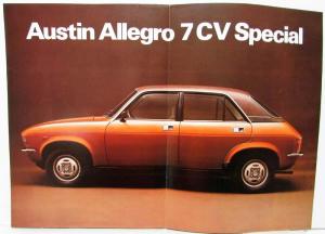 1977 Austin 7 CV Special Sales Folder - French Text