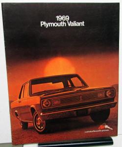 1969 Plymouth Valiant Original Color Dealer Sales Brochure