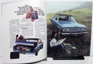 1969 Plymouth Valiant Original Color Dealer Sales Brochure