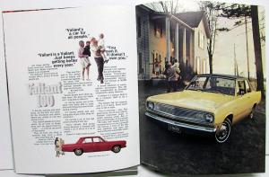 1969 Plymouth Valiant Original Color Dealer Sales Brochure