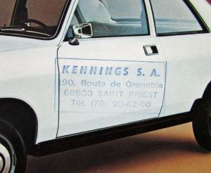 1973-1978 Austin Allegro 2 1100 DL Sales Folder - French Text