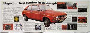 1978 Austin Allegro Take Comfort in Its Strength Sales Brochure