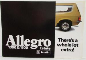 1975-1979 Austin Allegro 1300 & 1500 Estate There Is a Lot Extra Sales Brochure