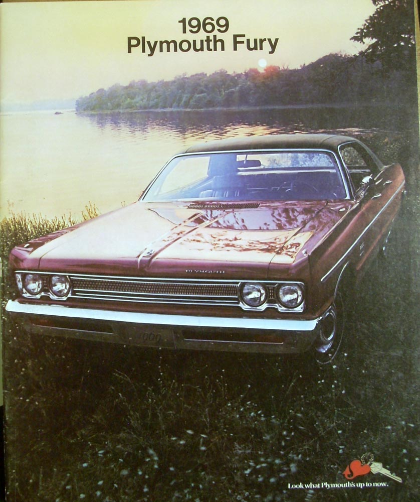 1969 Plymouth Fury I II III Sport VIP Suburban Wagons XL Sales Brochure Original