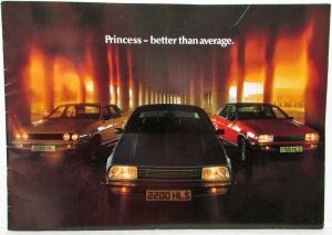 1980 Austin Princess Better Than Average Sales Brochure