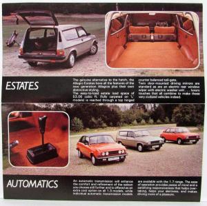 1980 Austin Allegro 3 SuperVroom Sales Folder