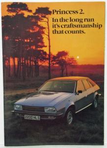 1978 1979 1980 1981 Austin Princess 2 In the Long Run Sales Folder