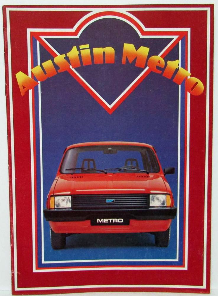 1982 Austin Metro Sales Brochure - Italian Text