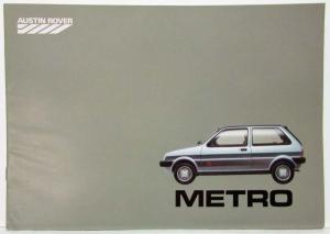 1980-1984 Austin Metro Sage Green Sales Brochure - Dutch Text