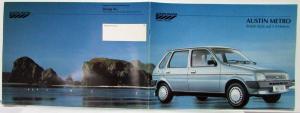1985-1989 Austin Metro Sales Folder - German Text
