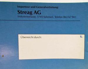 1985-1989 Austin Metro Sales Folder - German Text