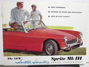 1964 New Austin Healey Sprite Mk III Sales Brochure